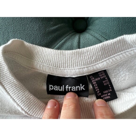 Paul Frank Sock Monkey Sweatshirt Long Sleeve Top - Picture 5 of 5